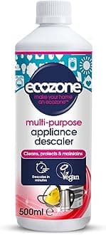 Multi-Purpose Appliance Descaler, Internal Cleaner for Kettles, Irons, Washing Machines, Coffee Makers, Dishwashers, Fixtures & Surfaces, Natural Vegan & Non Toxic Eco-Friendly Liquid (500ml)