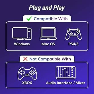 TONOR Gaming USB Microphone with Adjustable RGB Modes & Brightness, Condenser PC Mic with Boom Arm for Streaming Podcast Recording Studio Singing Youtube Compatiple with Computer/Laptop/Mac/PS4 TC310+