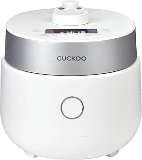 CRP-MHTR0309F 3-Cup (Uncooked) / 6-Cup (Cooked) Induction Heating Twin Pressure Rice Cooker & Warmer with Nonstick Inner Pot, 15 Menu Modes, 3 Voice Guide, Auto Clean (White)