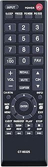Universal Toshiba TV Remote Replacement, Remote Control for All Toshiba TVs LCD LED Smart and 4K TVs