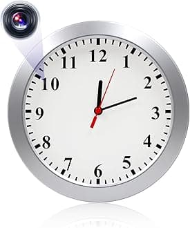 Hidden Camera 1080P HD Video Recorder with Motio Detection Loop Recording Security Nanny Cam Video-Only Camera for Home/Office, No WiFi Function