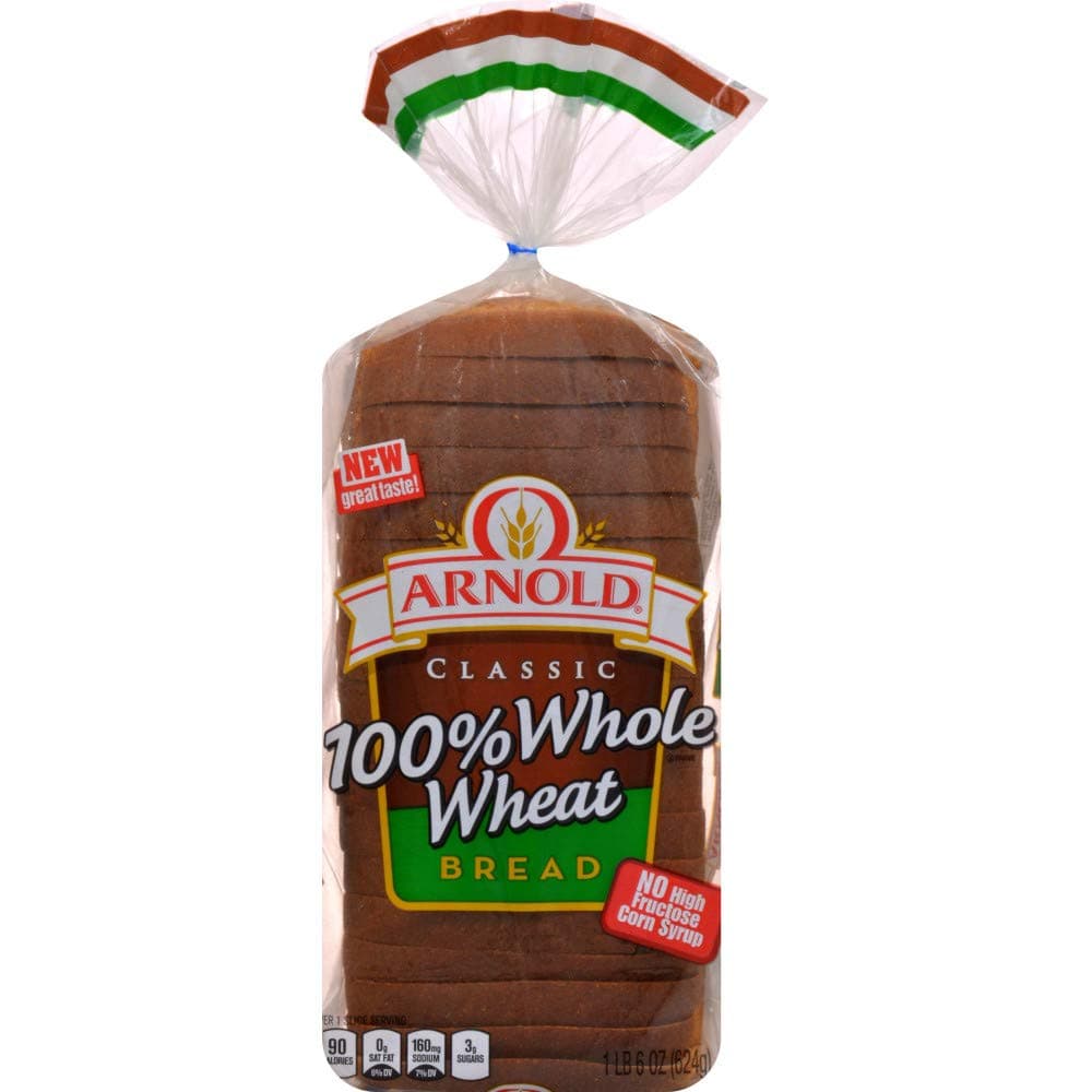 Arnold Classic 100% Whole Wheat Bread, 22 Oz