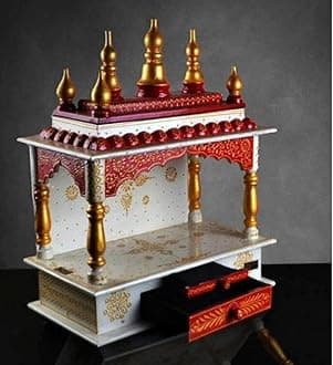 Kamdhenu Art and Craft Wooden Temple/Home Temple/Pooja Mandir/Pooja Mandap/Temple (7)