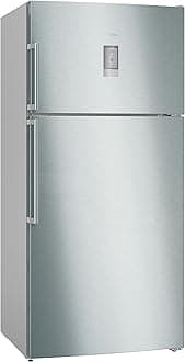 Siemens 687 Litres (Net Capacity 641 Liters) Home Connect Top Mount Refrigerator, German Engineering, Silver Inox, 1 Year Warranty, KD86NHI30M