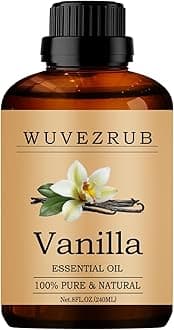Vanilla Essential Oils, 240ML Pure and Natural Essential Oil for Aromatherapy Diffuser - Vanilla /8 Fl Oz