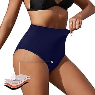 Period Swimwear Leakproof Bikini Briefs Waterproof Menstrual Swim Bottoms Plus Size Swim Trunks Beachwear Bathing Bottoms