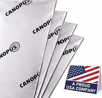 Professional Sound Deadening Mat for Cars, 50 mil 5 sqft, Butyl Sound Deadener Mat, Audio Car Sound Dampening Material for Car Trunk, Door, Floor and Ceiling, Silver