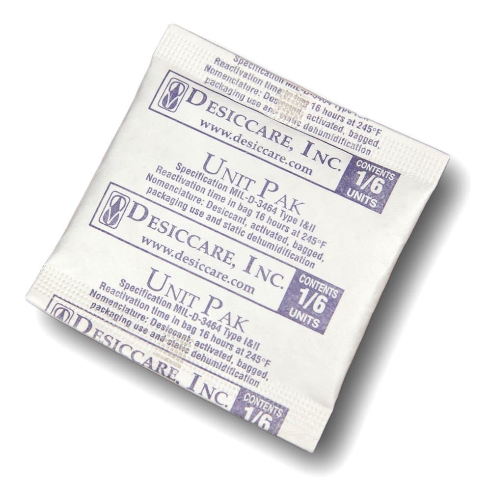Armor Protective Packaging D1/6UCT Clay Tyvek Desiccant Provides Moisture and Corrosion Protection, 1/6 oz. (Pack of 1200)