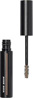 Wow Brow Gel, Volumizing, Buildable, Wax-Gel Hybrid, Creates Full, Voluminous-Looking Brows, Locks Brow Hairs In Place, Taupe, Fiber-Infused, 0.12 Oz