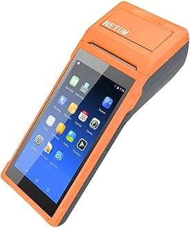 Handheld PDA Android POS Terminal Receipt Printer Data Collector Portable Barcode Scanner Handheld Bluetooth USB WiFi BT4.0 Included Paper Scroll 58 * 35