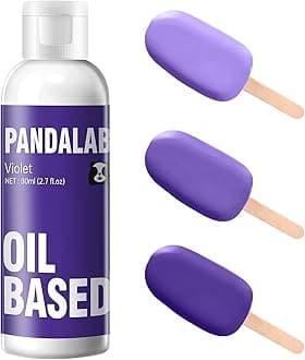 Violet Oil Based Food Coloring for Chocolate, Candy Melts, Donuts, Strawberries, Frosting, Cake, Professional Edible Oil Chocolate Dye for Baking - 80 Milliliters 2.7 Fl.Oz