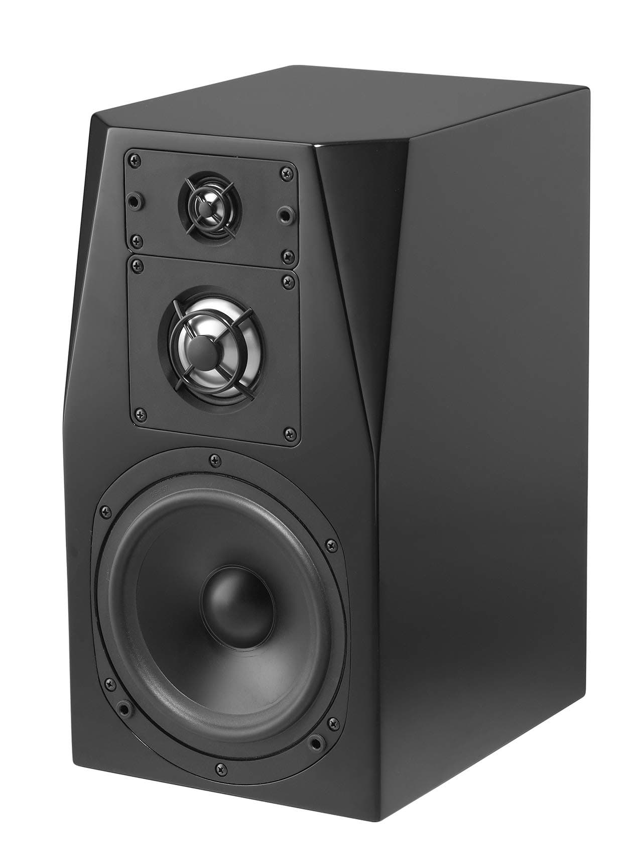 Nht C Series C-3 Premium Sealed Box 3-Way Bookshelf Speaker, Single, High Gloss Black