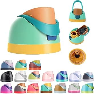 Replacement Lid for Owala Freesip, One Button Water Bottle Top Replacement Cap Compatible with Owala Cup 16oz 24oz 32oz 40oz, BPA-Free，No Water Leakage，Leakproof Lids Accessory（YellowGreen）