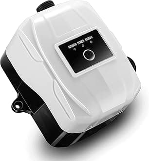 Small Water Pumps Booster Pump,Silent Brushless Water Supply Pump, Silence Automatic Water Pressure Booster Pump, for Sprinklers Garden Showers Hose Kitchen Sink,White,100W