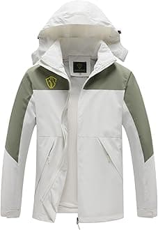 GIISAM Rain Jacket for Women, Women's Waterproof Lightweight Rain Jackets Packable Raincoat Windbreaker Coat with Hood