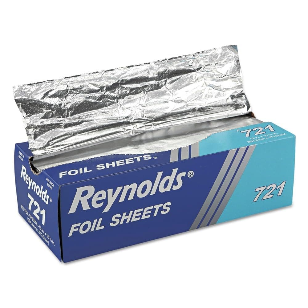 Reynolds Wrap Pop-Up Interfolded Aluminum Foil Sheets, 12 X 10.75, Silver, 500/box