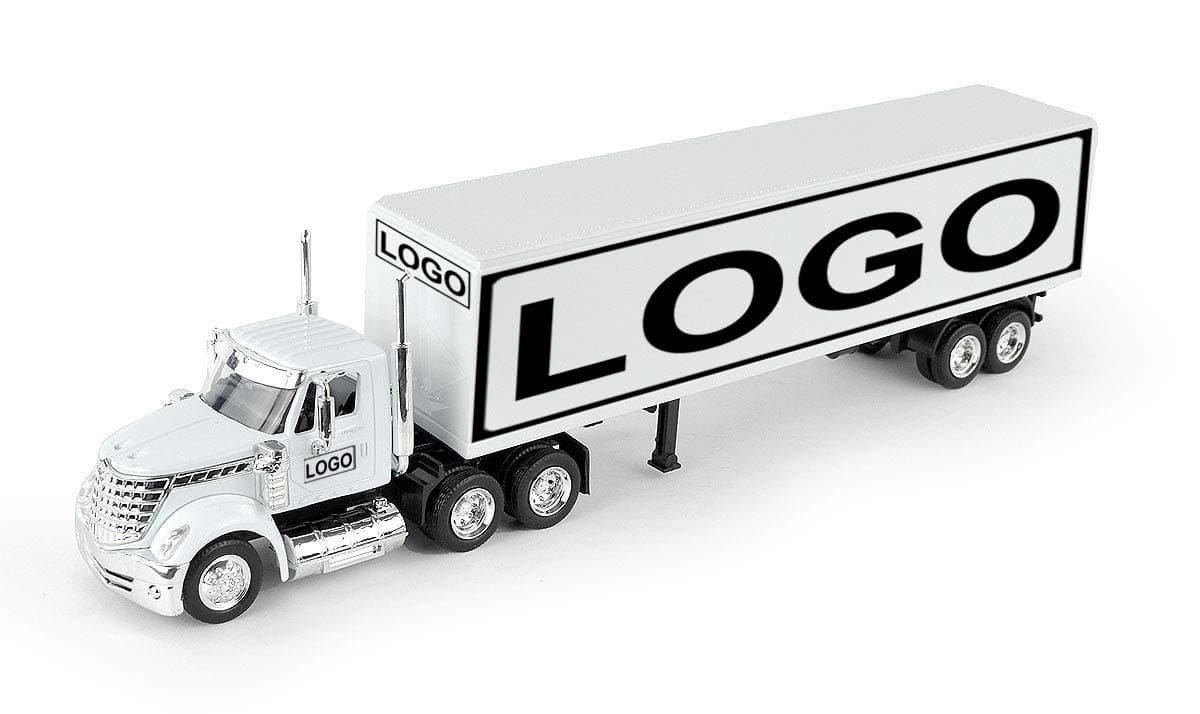 Personalized Truck Gift - Customize These Model Trucks with Your Logo Or Text for Promotion (International Lonestar #2 1/43 Scale)