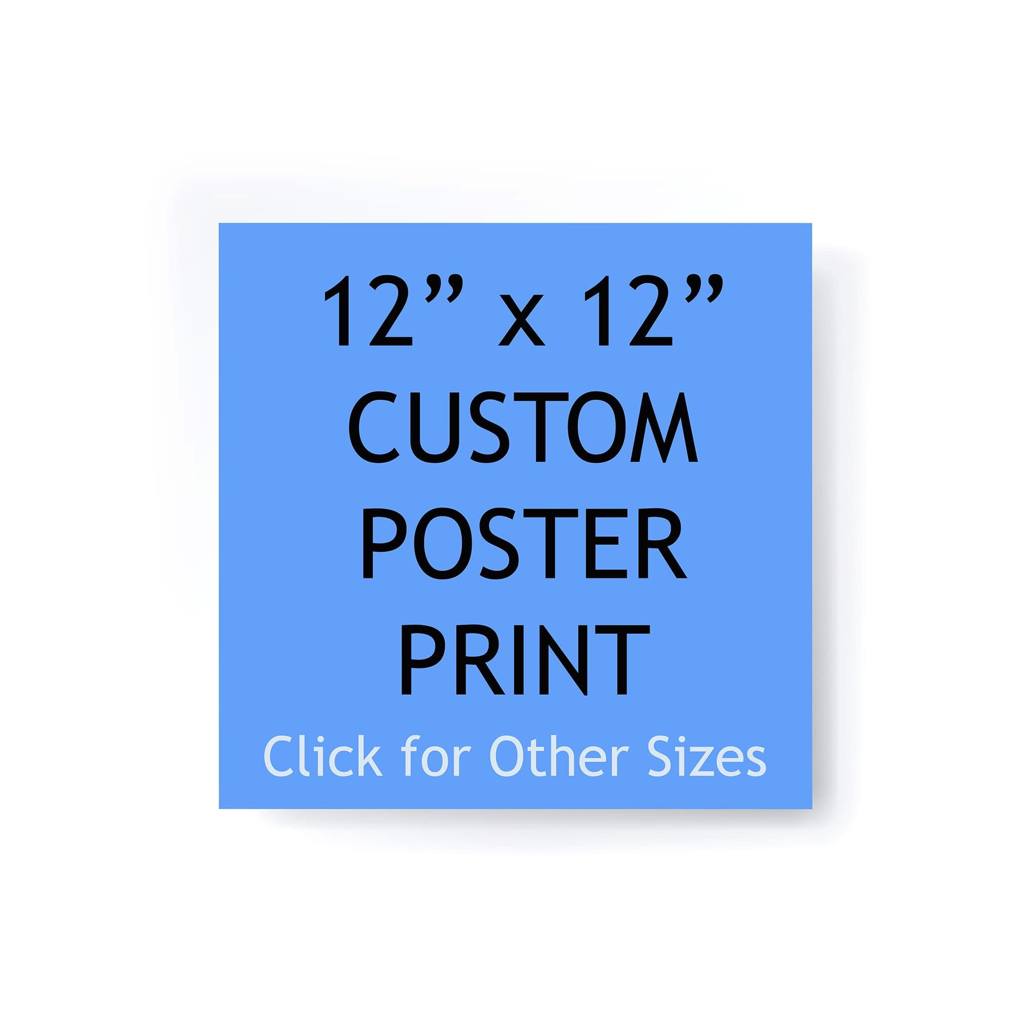 Pera Print - Custom Poster Print - Upload Your Image/Photo - Personalized Photo Prints, Create Your Own Poster - Print Any Photos, Images - 12 x 12 inches
