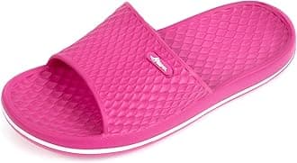 FUNKYMONKEY Womens Bathroom Shower Slippers Indoor Home Beach Non Slip Sandal