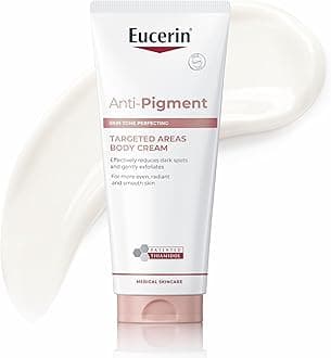 Eucerin Anti-Pigment Targeted Areas Body Cream 200ml, Exfoliating and Regenerating Body Skincare with Thiamidol, Nourishing Cream for Treatment of Hyperpigmentation