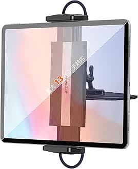 APPS2Car Heavy Duty iPad Holder, Car CD Slot Tablet Mount, 2-in-1 Universal Car Holder for iPad Pro, Air Mini, iPhone, Galaxy Z Fold and More 4.7-13 Inch Devices, 360° Rotation Adjustable, Driving