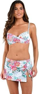 La Blanca Women's Over The Shoulder Wrap Bikini Swimsuit Top