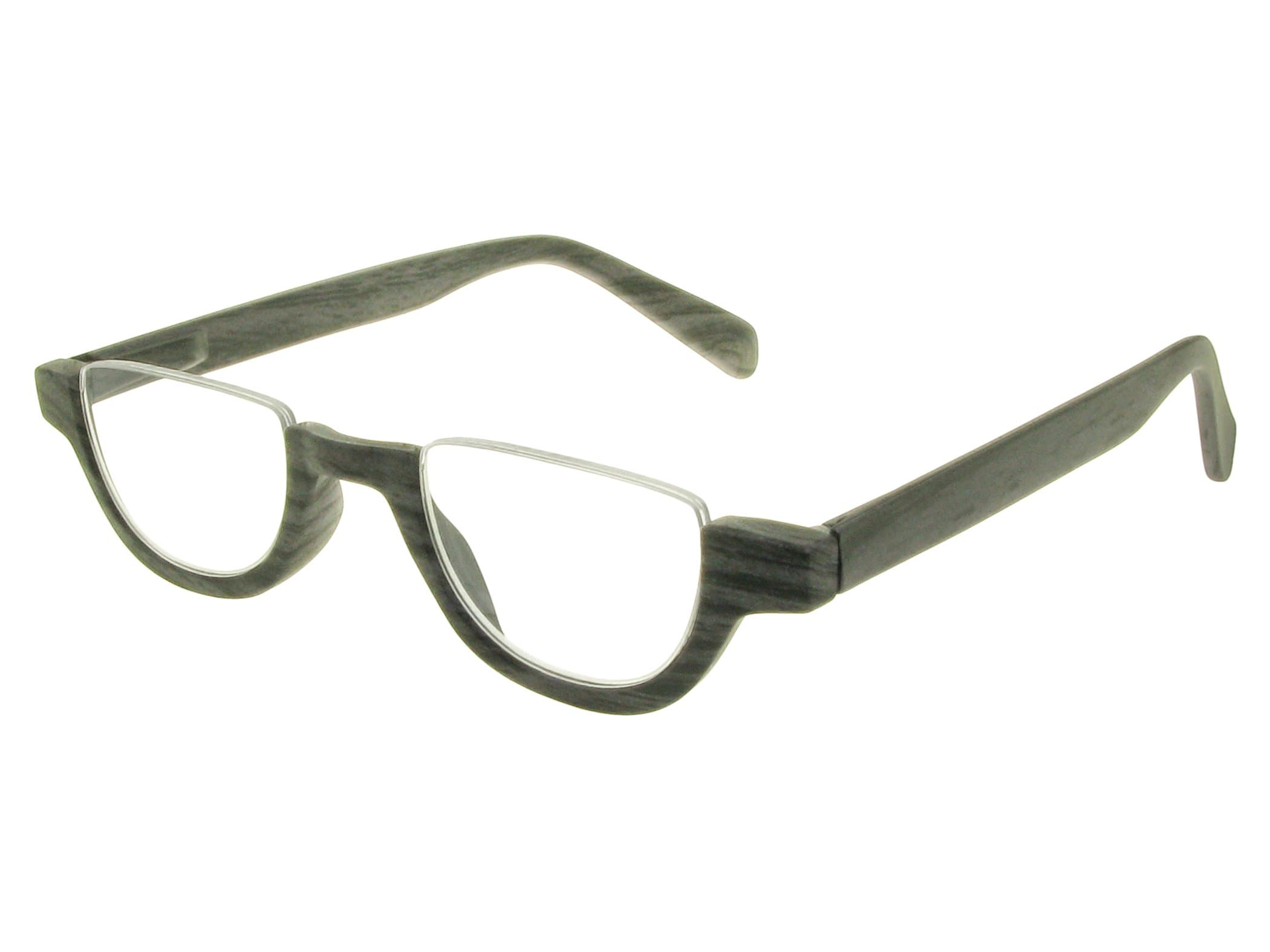 Goodlookers Reading Glasses 'Fulham' Grey +1.00