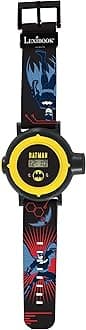 – LEXIBOOK - Batman Adjustable Projection Watch Digital Screen – 20 Images of Batman – for Children - Red and Blue - DMW050BAT