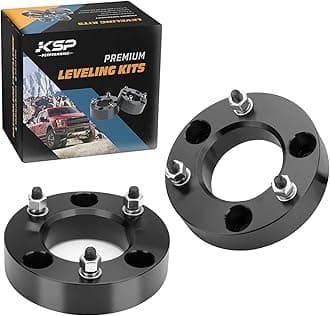 KSP 2in Level Kits for F150 2004-2026,2" Front Leveling Lift Kits Compatible with Expedition 03-18,Mark LT 2005-2008, Aluminum Forged Strut Spacers Raise the Truck 2inch（Package of 2pcs）
