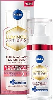NIVEA Luminous 630 Anti Dark-Spot & Anti-Age Serum (30ml), Anti-Wrinkle Face Serum Reduces Age Spots and Dark-Spots, Firming and Hydrating Serum to Reduce Wrinkles and Fine Lines