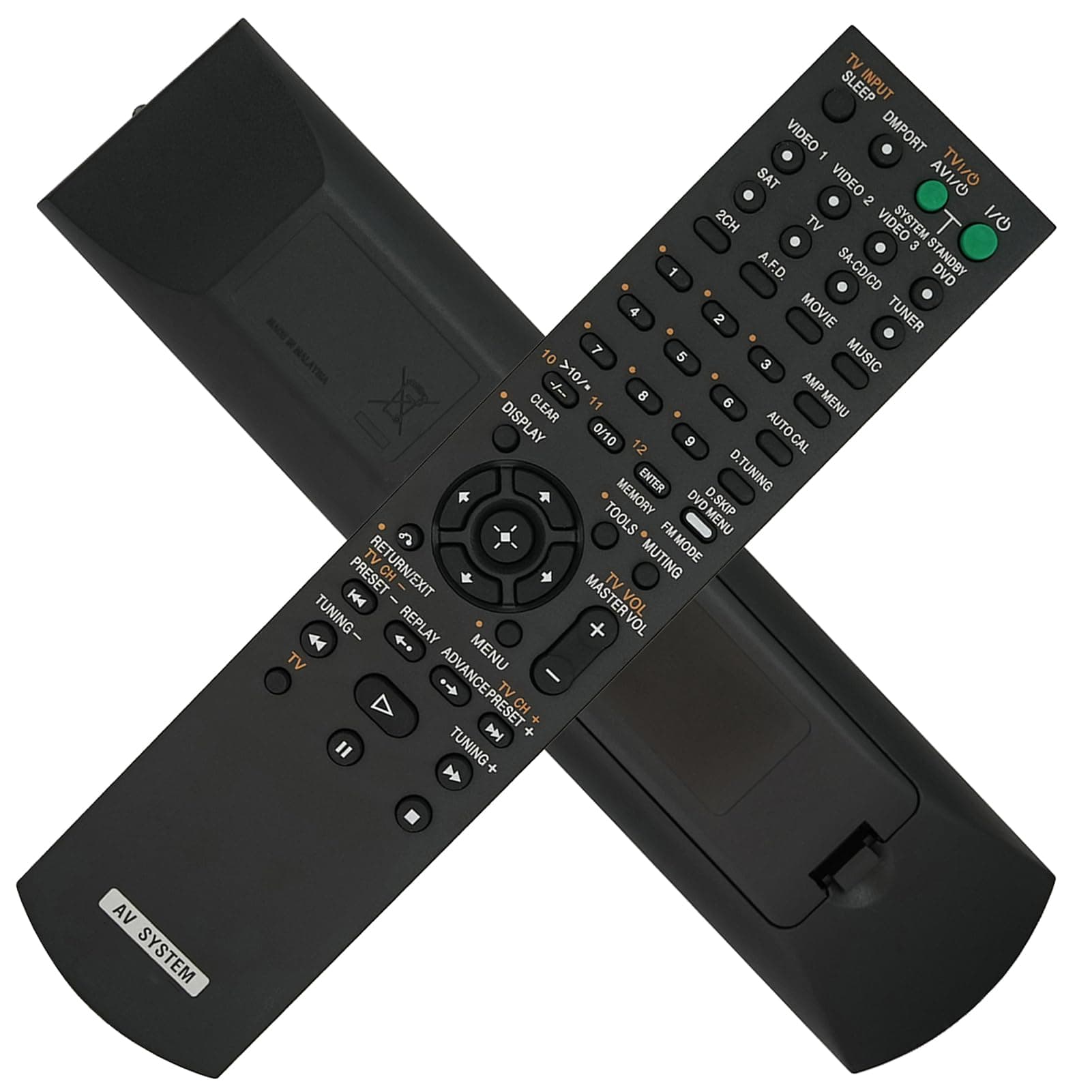 Replacement Remote Control Fit for STR-DE698 RM-AAP061 148937411 STR-DH820 for Sony Surround Sound A/V AV Receiver