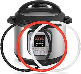 3 Pack Silicone Sealing Ring for Instant Pot 8 qt, Insta Pot Seals 8 Quart Replacement Gasket, BPA-Free, Food-Grade Silicone, InstaPot Accessories for Instant Pot IP-DUO80 IP-LUX 8