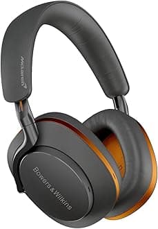 Bowers & Wilkins Px8 McLaren Edition Over-Ear Wireless Headphones, Advanced Active Noise Cancellation, 30-Hour Battery Life, 15-Min Quick Charging