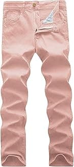 WULFUL Men's Slim Fit Skinny Stretch Comfy Jeans Denim Pants