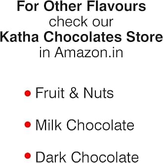 Katha Chocolates First Night Gift, Wedding Night Present, For Husband, For Wife Chocolate Large Bar (100g Bar) (Fruit & Nuts)