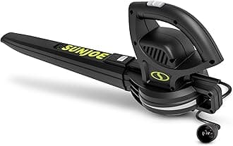 Sun Joe SBJ597E 6-Amp 155 MPH Electric Leaf Blower, Green