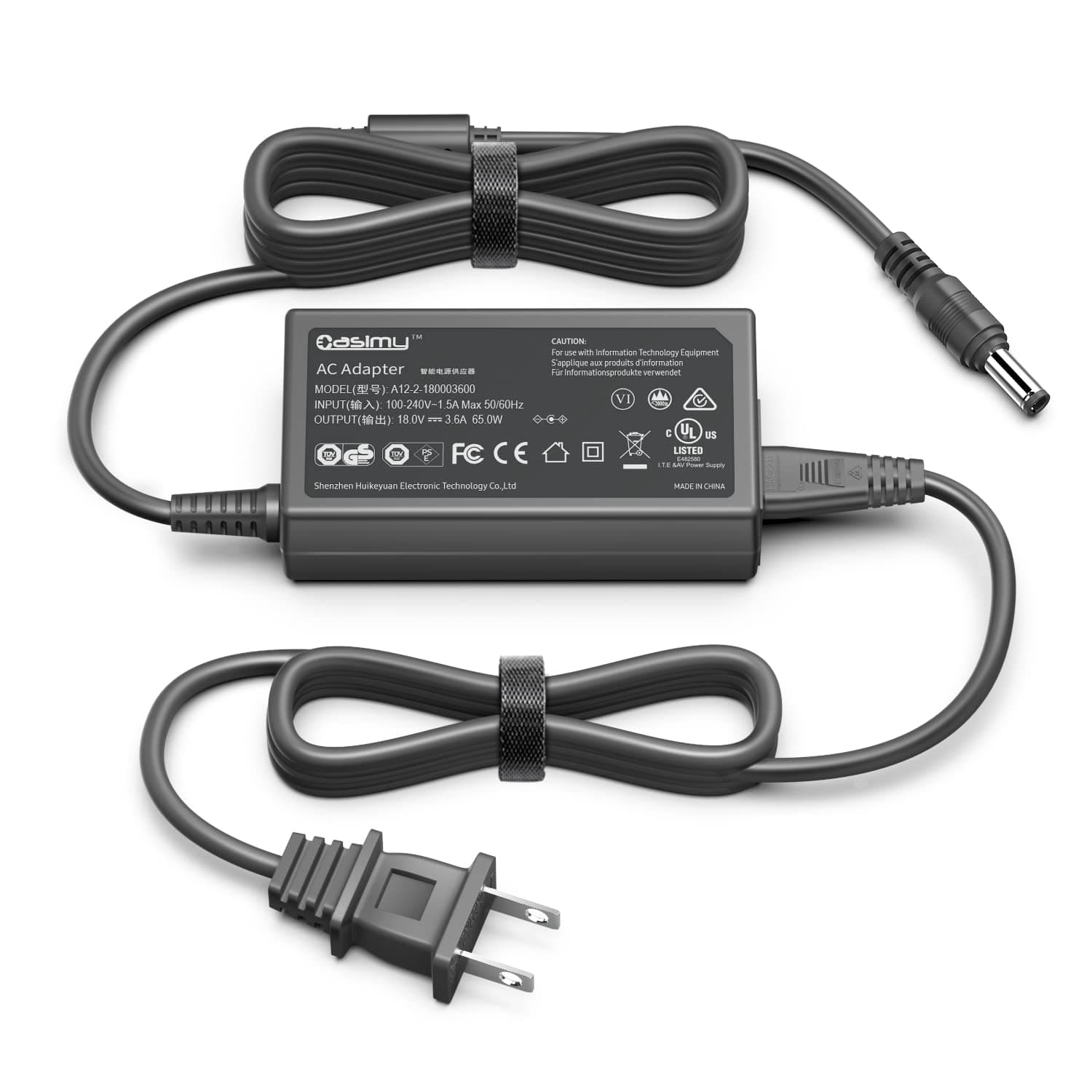 18V AC Adapter Charger Compatible with Superstar Monster Blaster Splashproof Bluetooth Boombox Speaker Pioneer STZ-D10Z-R Steez Type-Z Philips OH-1065A1803500U2 FJ-SW1803500D Power Supply