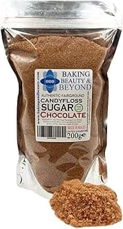 Baking Beauty and Beyond Premium Candy Floss Sugar 200g - Chocolate Flavour