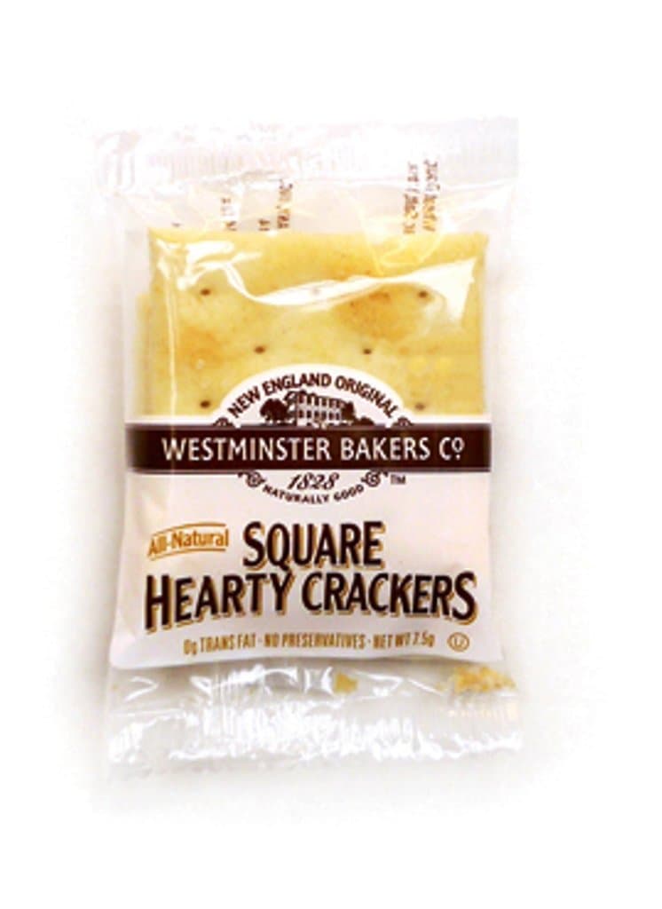 Westminster Bakers All Natural Crackers, Square, 2 Count (Pack of 500)