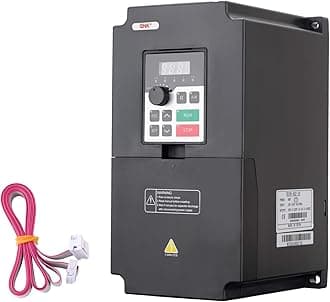 QNK 4KW 5.5HP 220V AC 17A VFD Converter Single to 3 Phase Inverter Variable F...