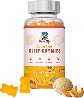 5 mg Melatonin Gummies, Sleep Support for Adults, Melatonin Supplements for Sleeping, 60 Cantaloupe-Flavored Gummies