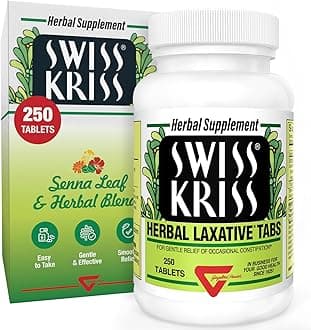 Herbal Laxative Tablets, 250 Count