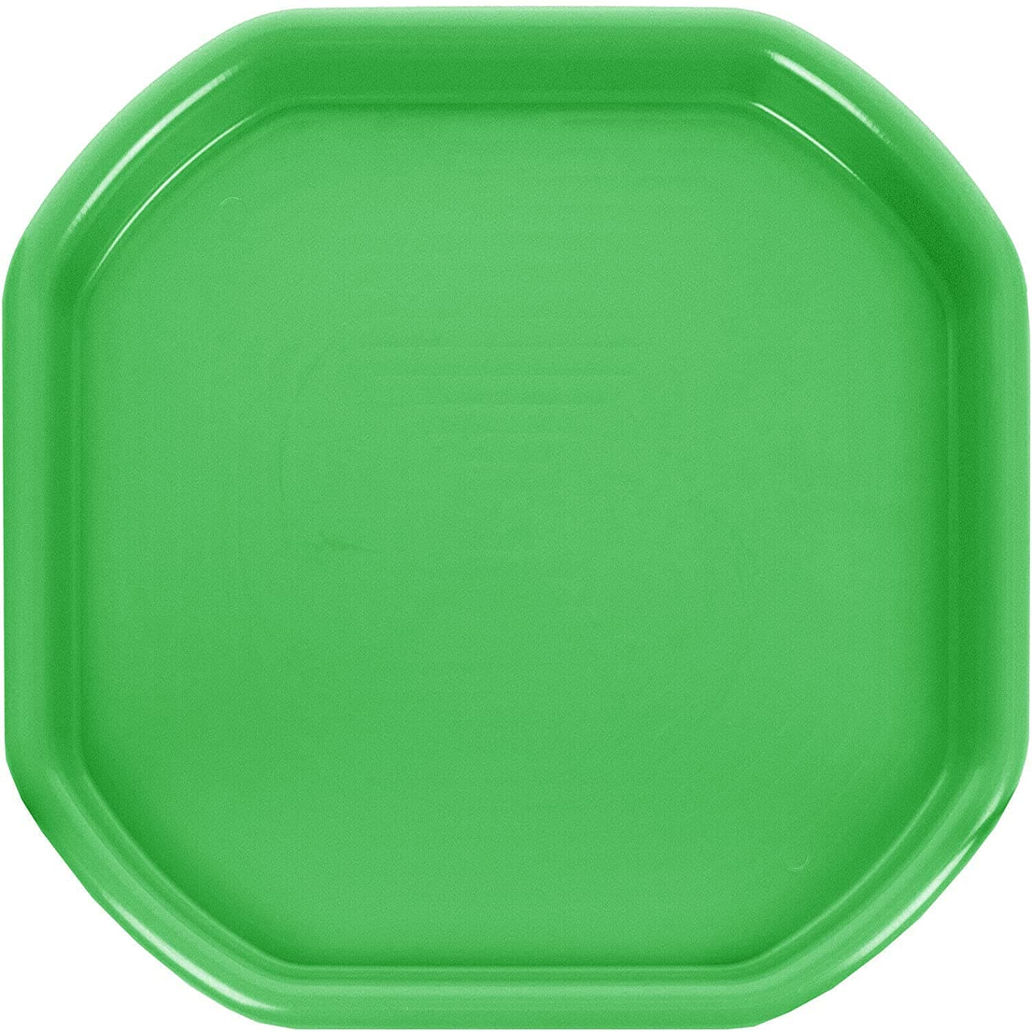 Plastic Small Mixing Tray Sand Pit Fun Play Tray 70CM X 70CM Tuff Toddlers Messy Play Tray Builder Cement Mortar & Sand Plastering (Lime Green, 1 Qty)