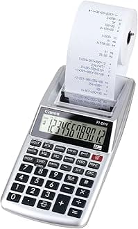 Canon P1-DHV-3 Printing Desktop Calculator, Sliver (2203C001)