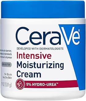 Intensive Moisturizing Cream, Body Moisturizer With Shea Butter, 72H Hydration + Skin Barrier Repair, Fragrance-Free Body Lotion For Extremely Dry Skin, 19oz | Packaging May Vary