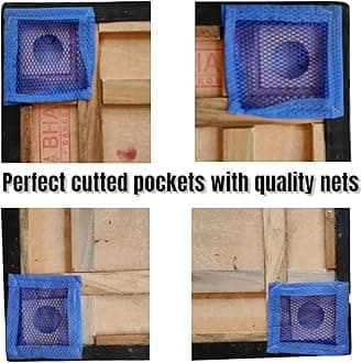 Aarav Kids Carrom Board, 20 inch Small Size, Smooth Surface, Gloss Finish, with Wooden Coins, Striker and boric Powder