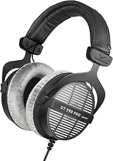 DT 990 PRO Over Ear Wired Studio Headphones (Black)