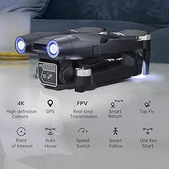 CHUBORY X10 PRO GPS Drone with Camera for Adults 4K UHD, 90 Min Long Flight Time,3280 FT Long Control Range, Auto Return, Follow Me, Brushless Motor, 5G FPV RC Quadcopter for Beginners(<0.55bl)