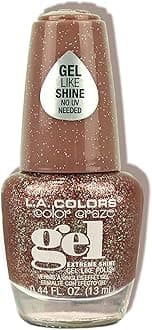 L.A. COLORS Demo - Color Craze Shimmer Gel Polish, Hyped CNL282