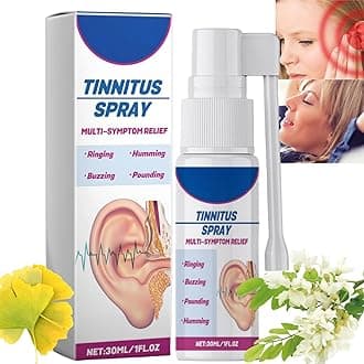 Tinnitus Relief Spray,Tinnitus Relief for Ringing Ears,Ear Spray for Tinnitus Treatments,Ear Tinnitus Sprays,Ear Drops for Tinnitus,Ear Noise Spray,Effective Herbal Drops for Tinnitus,Ear Calm Spray